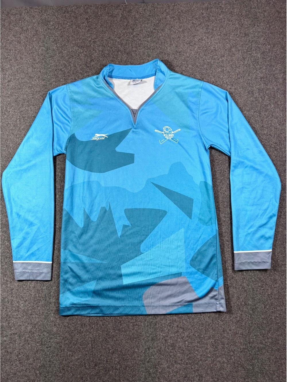 Jaguar Wilson Cricket Club Long Sleeve Jersey Blue Camo "Abdul 21" Size [36]